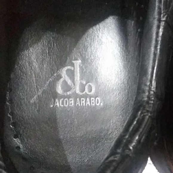Jacob Arabo black crocodile shoes - Picture 2 of 7